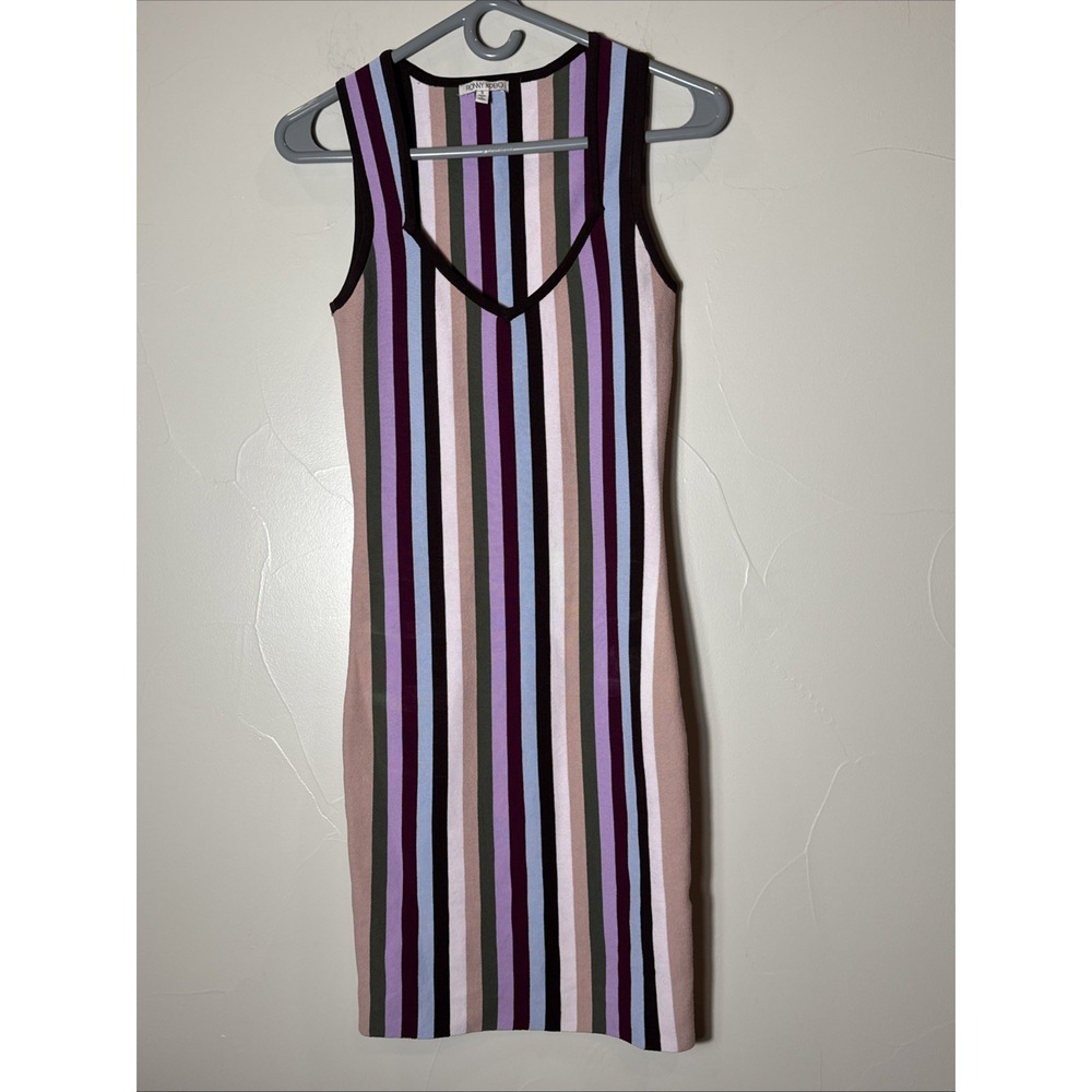 Ronny Kobo Womens Dress Size Small Striped‎ Bodycon